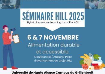 Séminaire HILL 2025 – Rendez-vous à Colmar les 6 et 7 novembre !