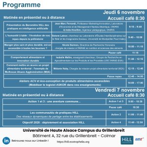 Programme séminaire HILL
